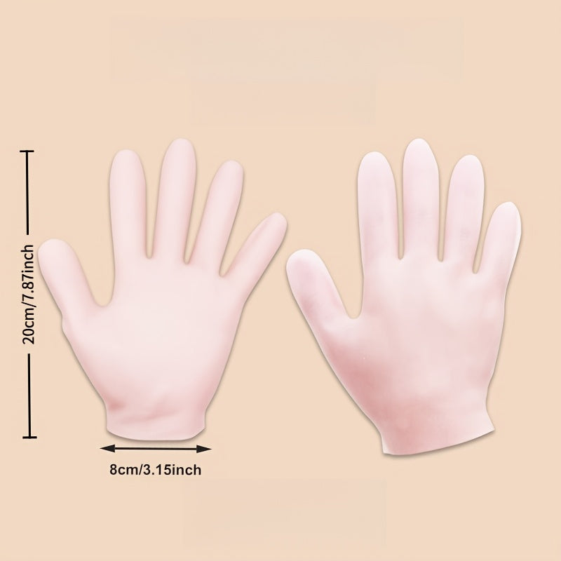 Hydrating Silicone Spa Gloves – Intensive Moisturizing Treatment for Soft Hands