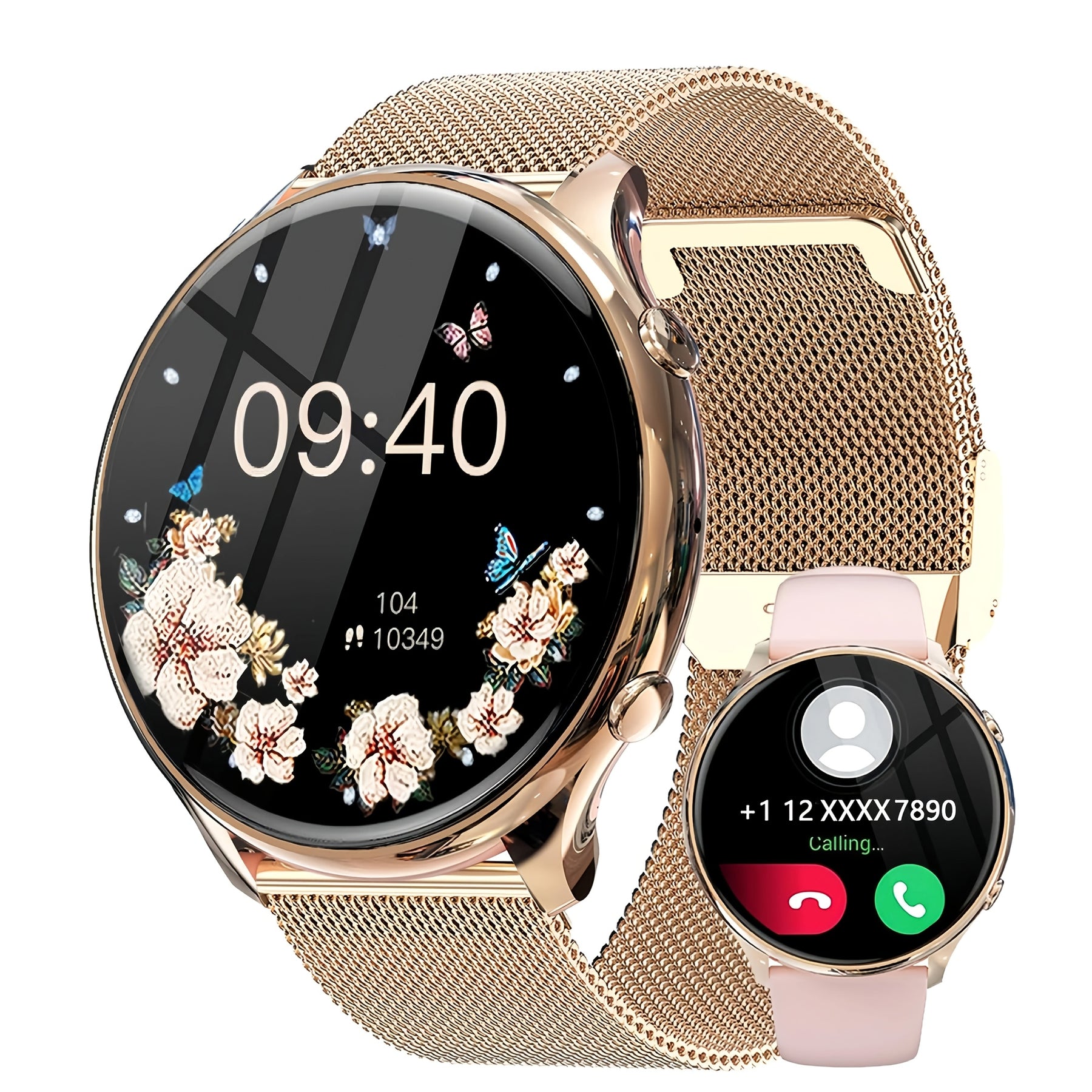 Little Meatball Women’s Smartwatch – Minimalist Style with Cycle Tracking and IP67 Water Resistance