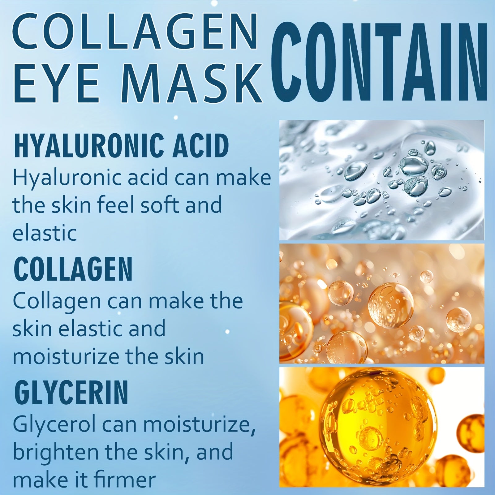 60-Pack Collagen & Retinol Eye Masks – Hydrating, Brightening & Anti-Aging Treatment