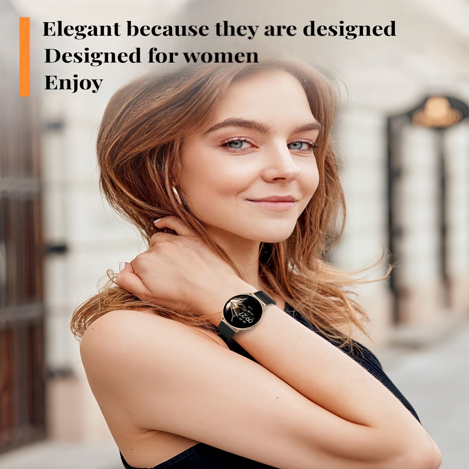 Little Meatball Women’s Smartwatch – Minimalist Style with Cycle Tracking and IP67 Water Resistance