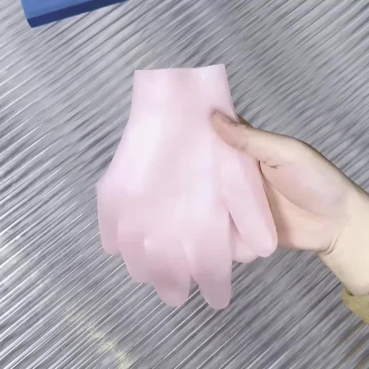 Hydrating Silicone Spa Gloves – Intensive Moisturizing Treatment for Soft Hands
