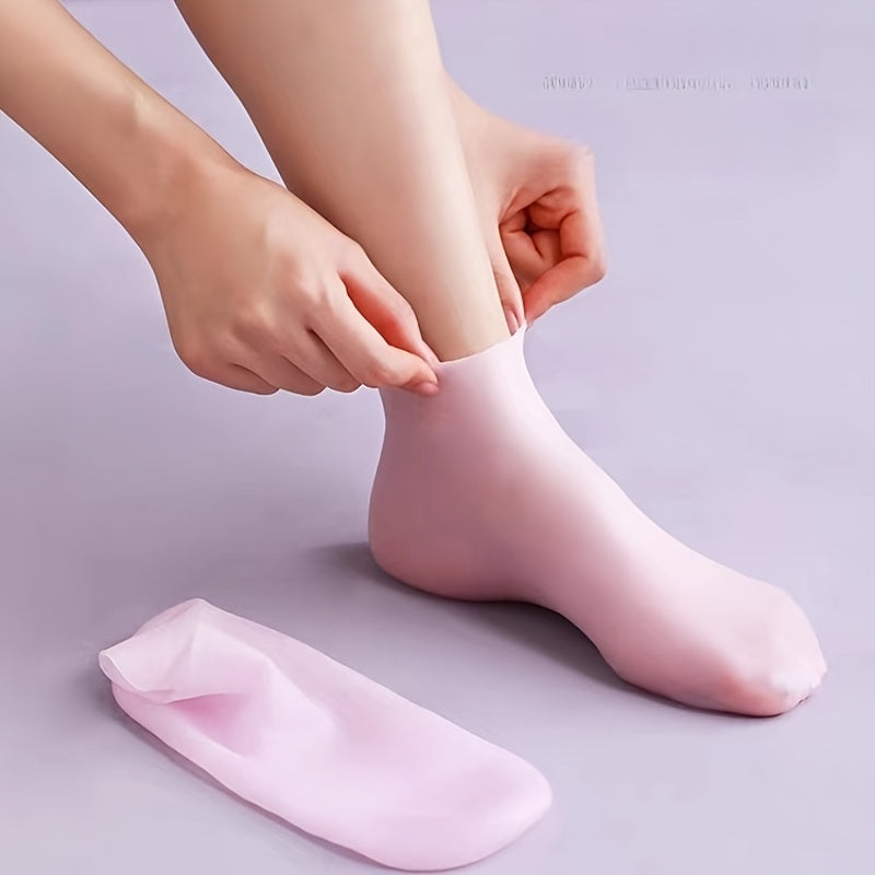 Hydrating Silicone Foot Socks – Soft Moisturizing Covers for Smooth & Healthy Feet (3 Colors)