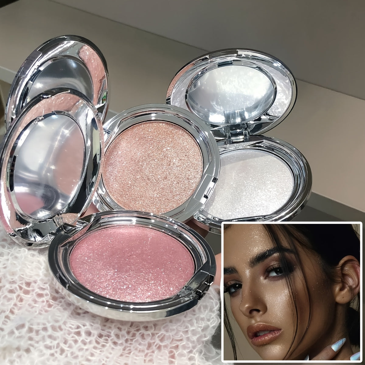 Glow Goddess Highlighter – Intense Shine & Long-Lasting Radiance for Face and Eyes