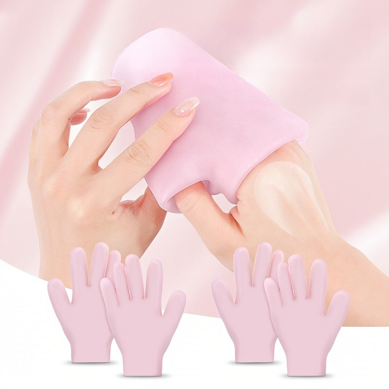 Hydrating Silicone Spa Gloves – Intensive Moisturizing Treatment for Soft Hands
