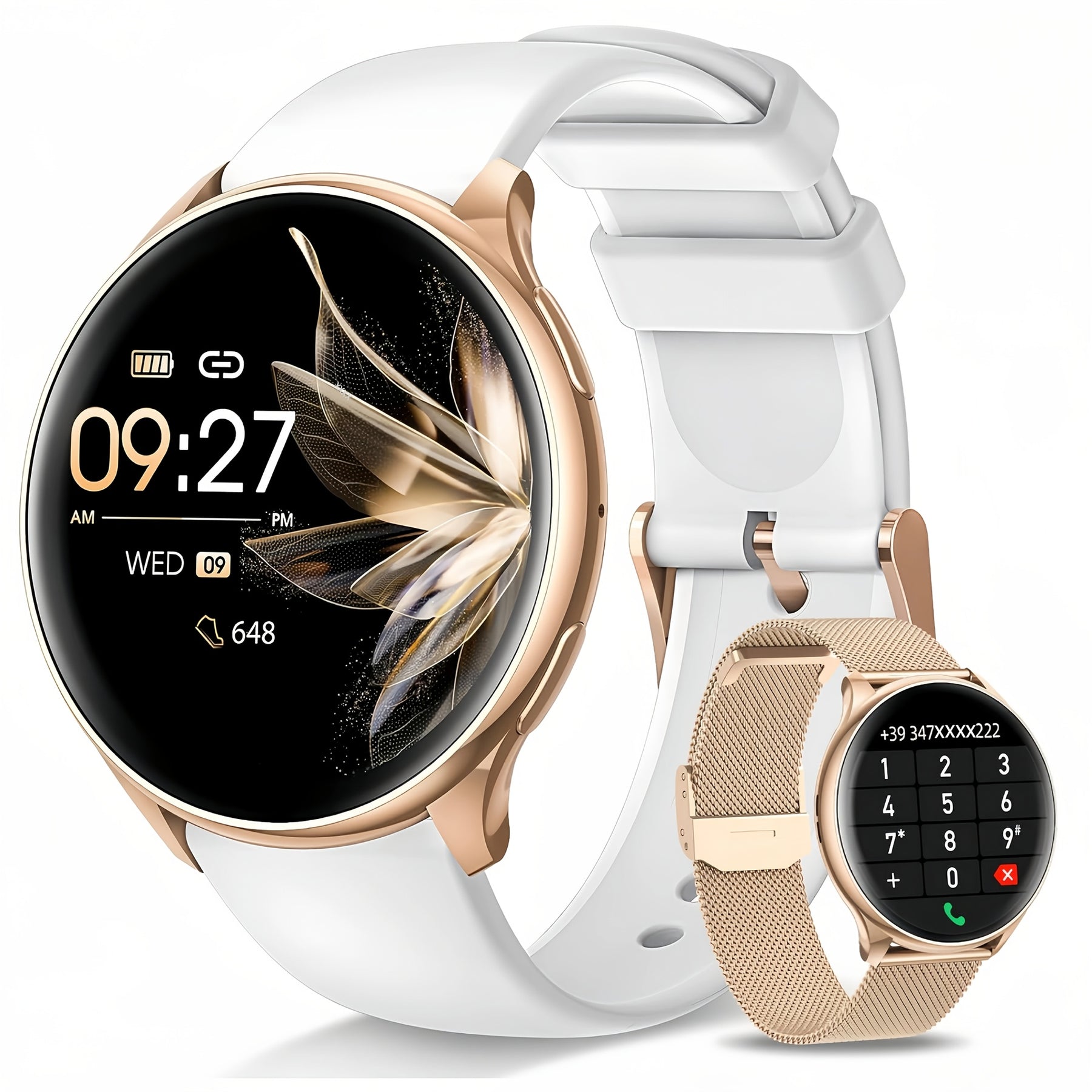 Little Meatball Women’s Smartwatch – Minimalist Style with Cycle Tracking and IP67 Water Resistance