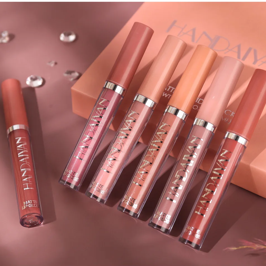 6-Piece Matte Liquid Lipstick Kit – Long-Lasting & Waterproof