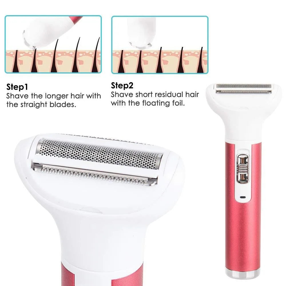 5-in-1 Waterproof Facial & Body Electric Epilator