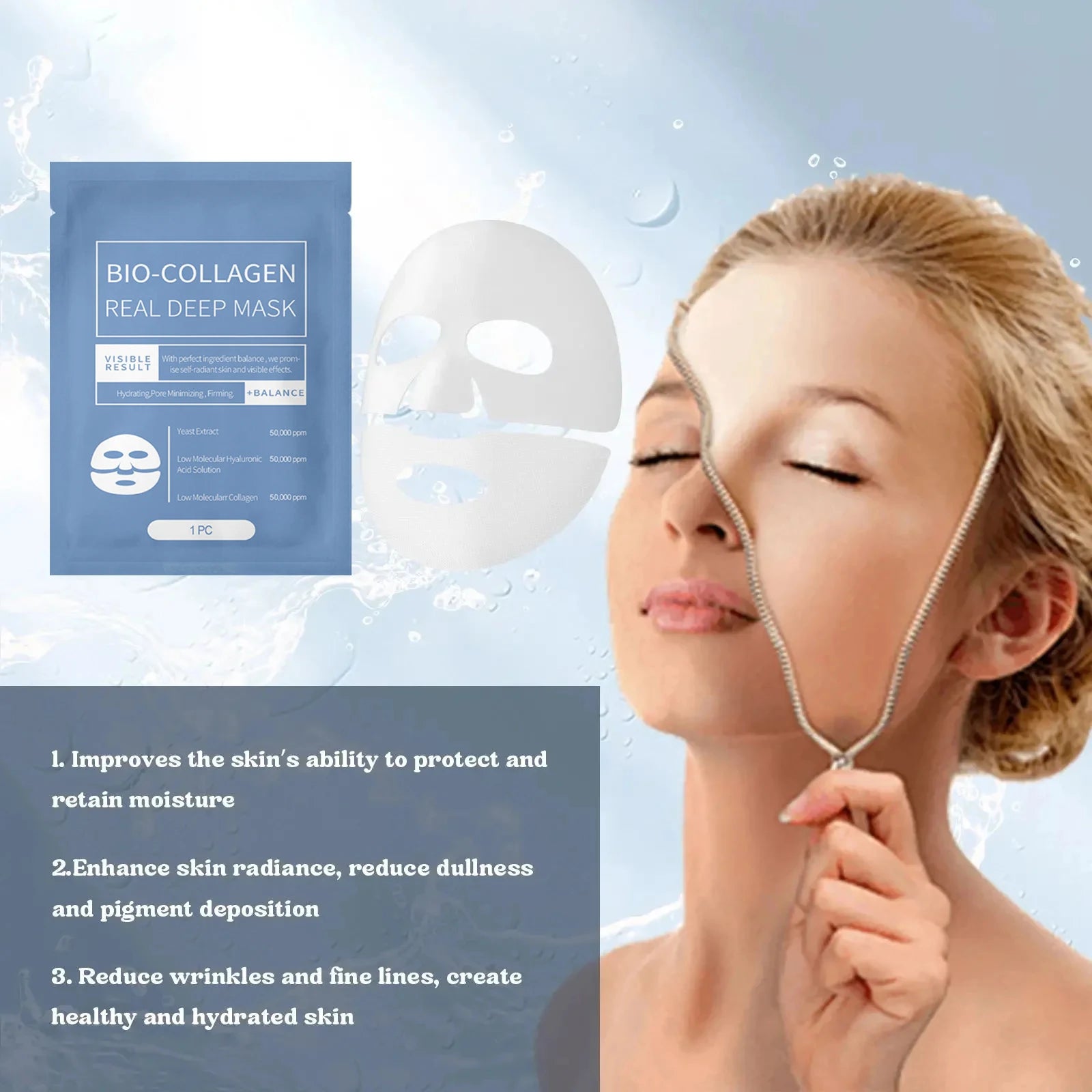 Bio Collagen Anti-Aging and Brightening Mas