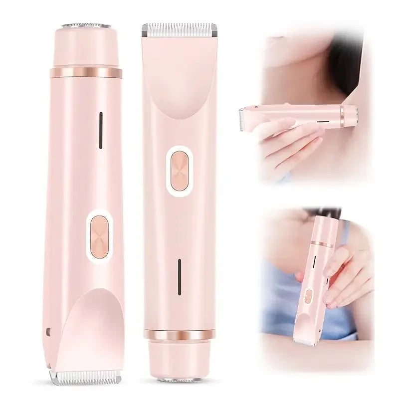 2-in-1 Waterproof Body and Facial Electric Epilator
