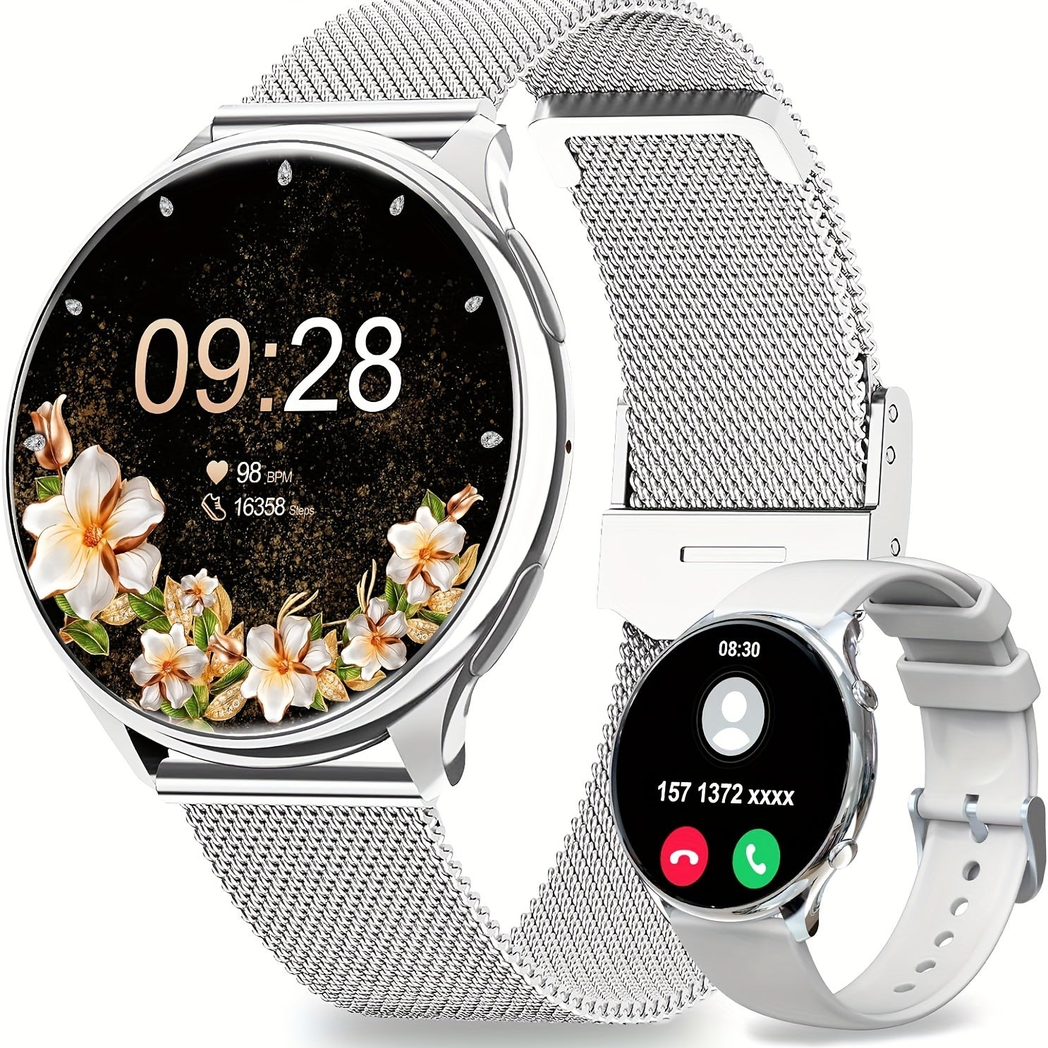 Little Meatball Women’s Smartwatch – Minimalist Style with Cycle Tracking and IP67 Water Resistance