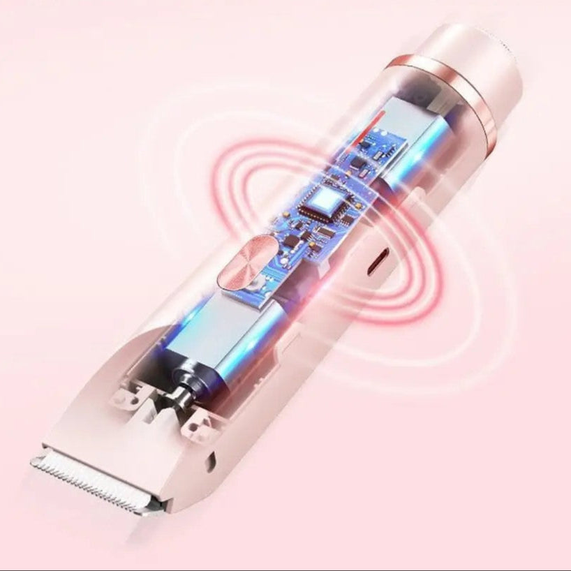 2-in-1 Waterproof Body and Facial Electric Epilator