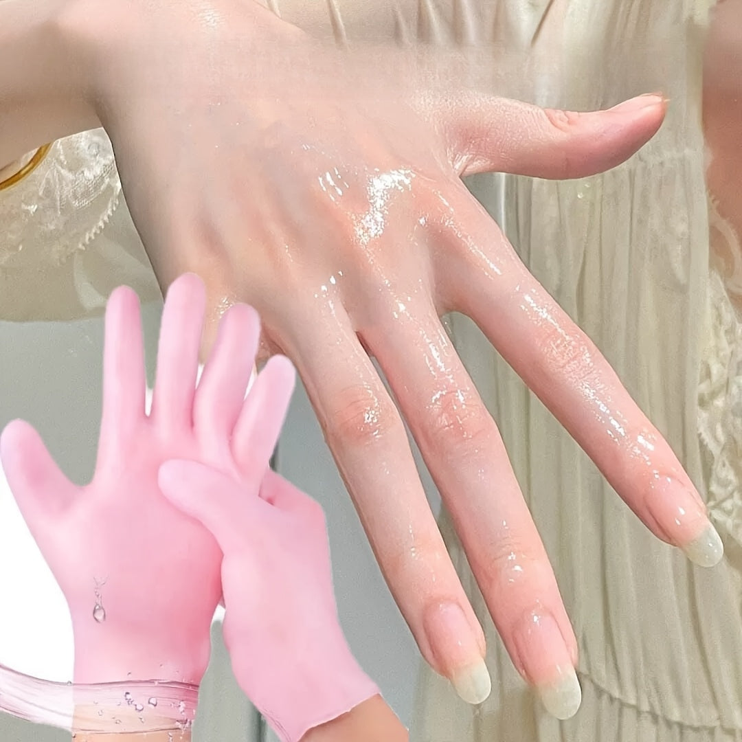 Hydrating Silicone Spa Gloves – Intensive Moisturizing Treatment for Soft Hands