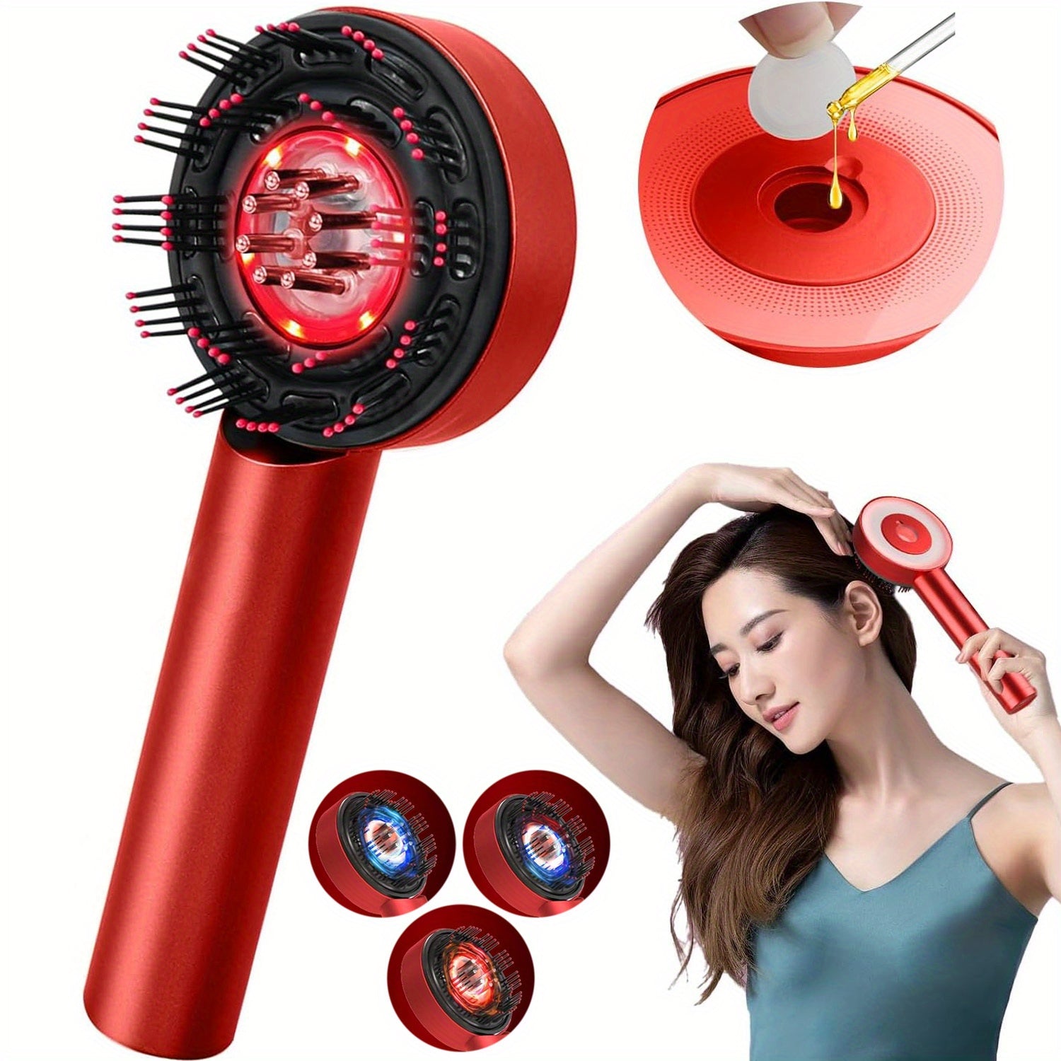 Revita Scalp – Electric Scalp Massage Brush with Red Light Therapy for Hair Growth & Anti-Hair Loss