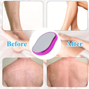 Crystal Hair Removal Pad – Painless, Reusable & Easy Exfoliation