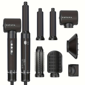 5-in-1 Professional Hair Styling Tool – Dryer, Curler & Volumizer with European Plug