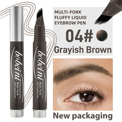 Dual-Effect Quick-Result Waterproof Eyebrow Pencil: Multi-branch Brush Head Design for Defining Each Eyebrow Hair with a Single Stroke + Precise Hairline Filling. Waterproof, Long-lasting Color That Resists Smudging. Three-dimensional Hair-like Flow