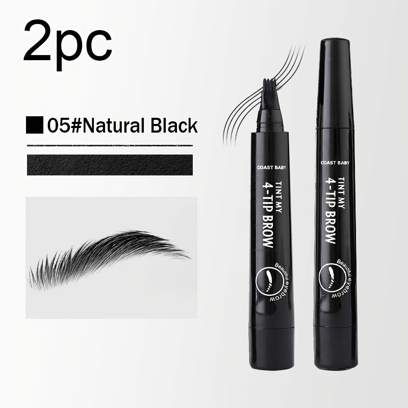 2pc Long-lasting, Smudge-proof, 24-hour Refined Look. Effortlessly Create Natural Mist-like Brows. Portable Design for Touch-ups Anytime, Anywhere. Excellent Value. A Refined Makeup Look Starts with Your Brows. Waterproof