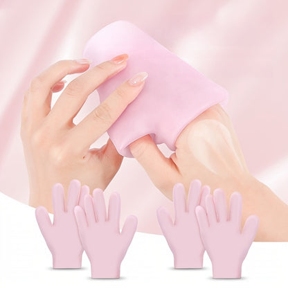 Hydrating Silicone Spa Gloves – Intensive Moisturizing Treatment for Soft Hands