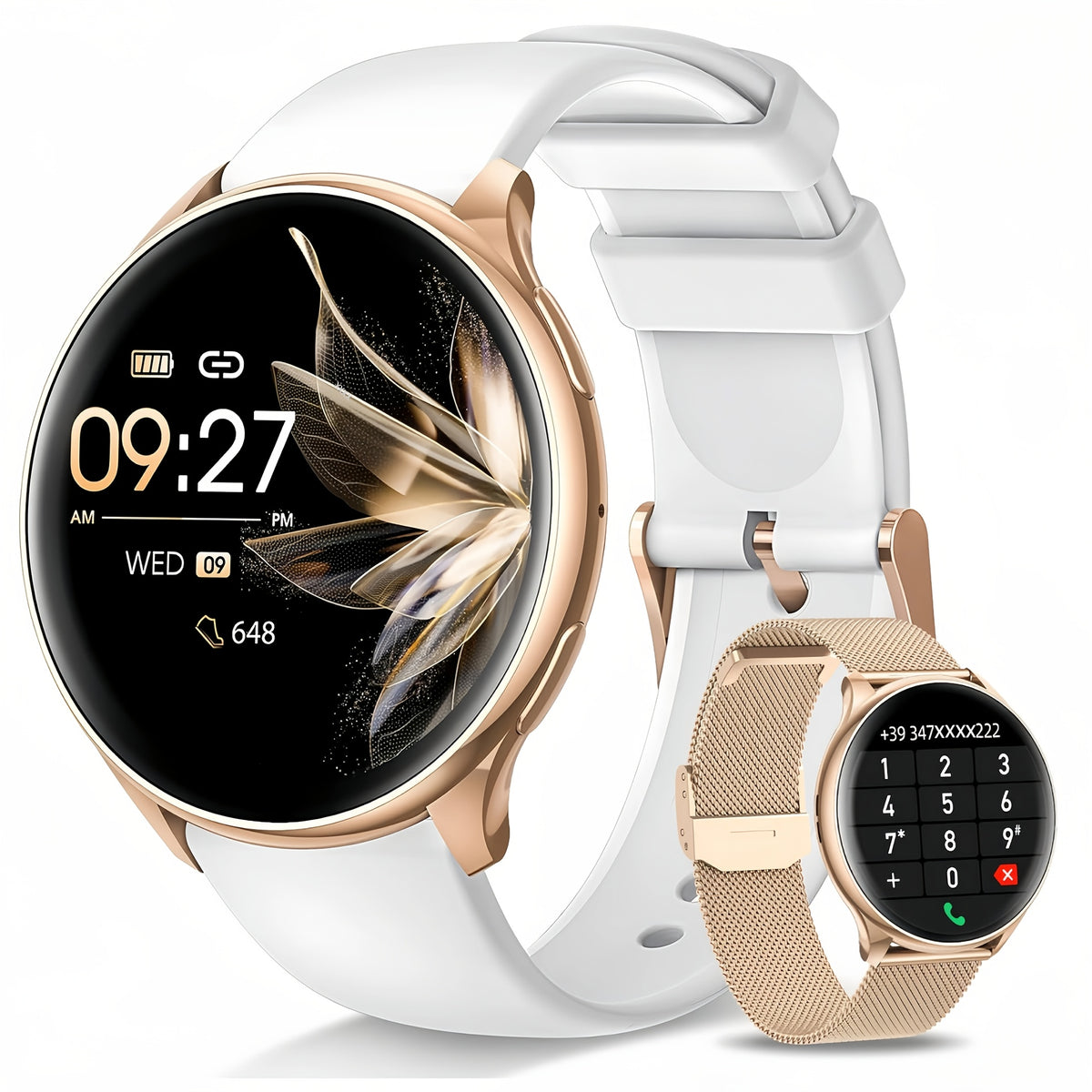 Little Meatball Women’s Smartwatch – Minimalist Style with Cycle Tracking and IP67 Water Resistance