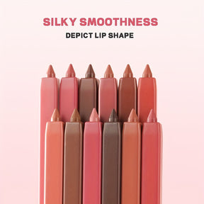12-Color Waterproof Lip Liner Set – Long-Lasting & Smudge-Proof for Perfect Lips