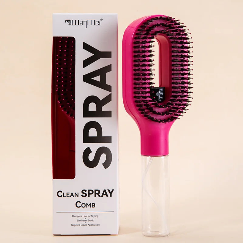 AquaBrush Mist Comb - Instant Hydration & Frizz Control