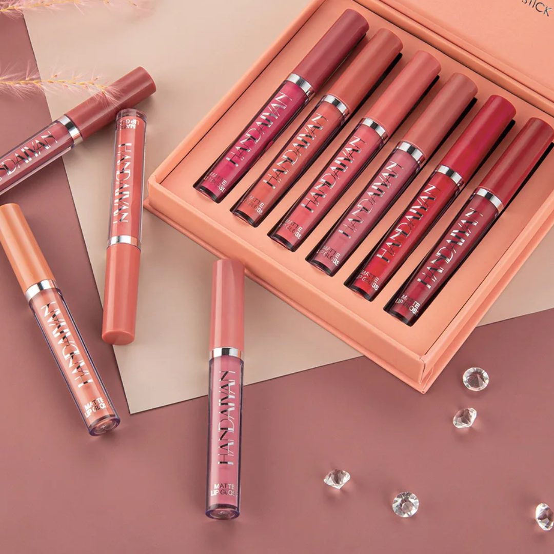 6-Piece Matte Liquid Lipstick Kit – Long-Lasting & Waterproof