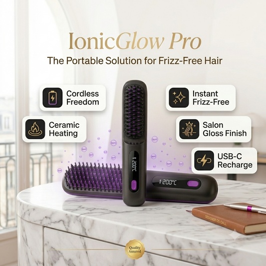 IonicGlow Pro - The Portable Solution for Frizz-Free Hair