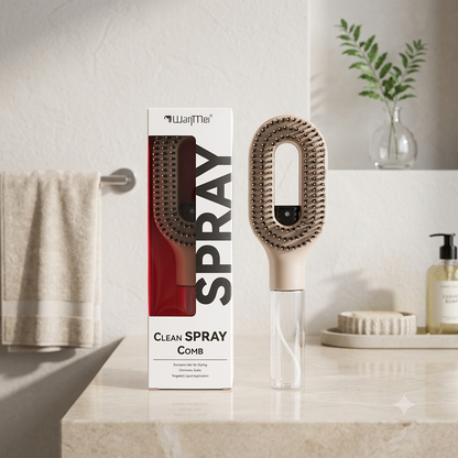 AquaBrush Mist Comb - Instant Hydration & Frizz Control