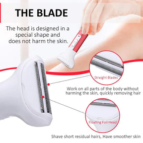 5-in-1 Waterproof Facial & Body Electric Epilator
