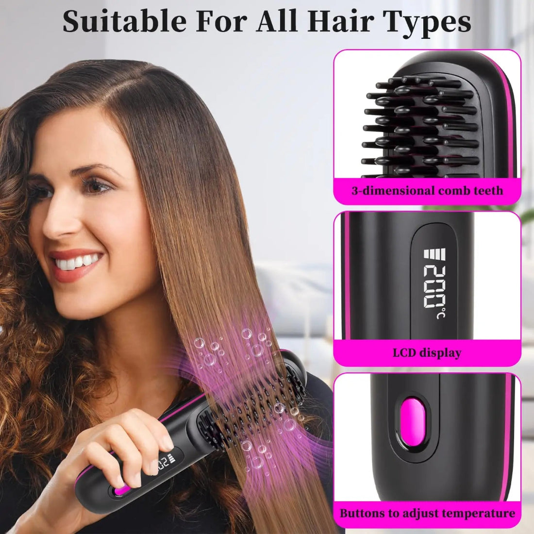 IonicGlow Pro - The Portable Solution for Frizz-Free Hair
