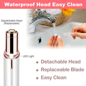 Facial and Body Hair Removal Pen with USB Cable