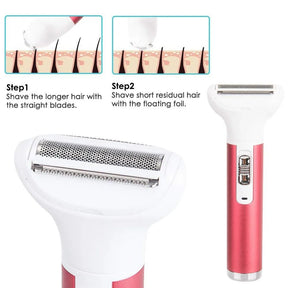 5-in-1 Waterproof Facial & Body Electric Epilator