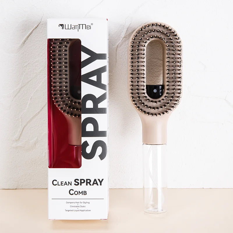 AquaBrush Mist Comb - Instant Hydration & Frizz Control