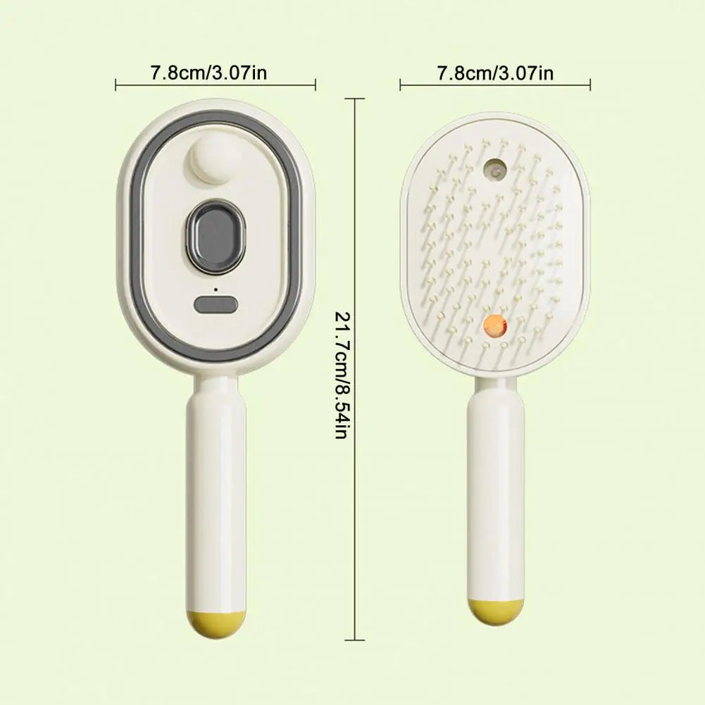 Mistique Hair Brush - 2-in-1 Anti-Frizz Spray