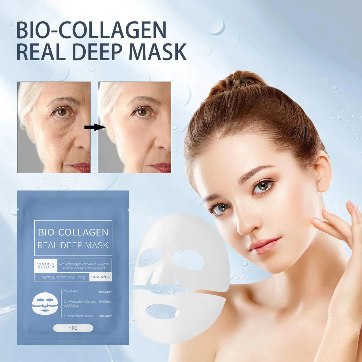Bio Collagen Anti-Aging and Brightening Mas