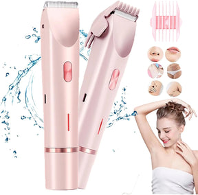 2-in-1 Waterproof Body and Facial Electric Epilator