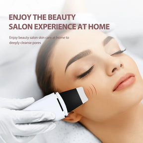 Skin Scrubber Esfoliante Ultrassônico Facial Limpador de Poros e Acne