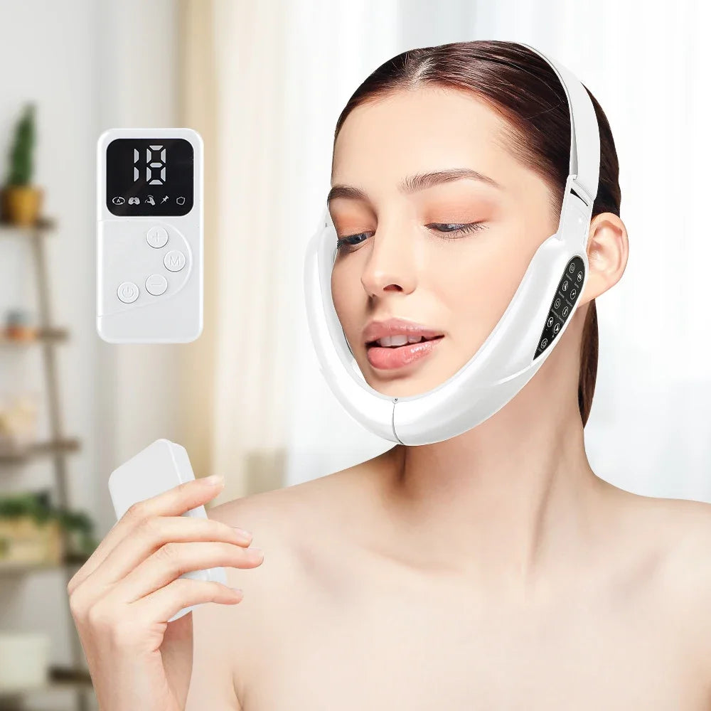 Rechargeable V-Face Massager – Lift, Tone & Define Your Jawline