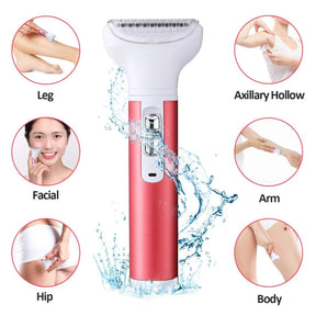 5-in-1 Waterproof Facial & Body Electric Epilator