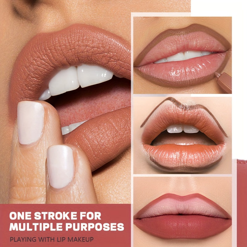 12-Color Waterproof Lip Liner Set – Long-Lasting & Smudge-Proof for Perfect Lips