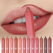 12-Color Waterproof Lip Liner Set – Long-Lasting & Smudge-Proof for Perfect Lips