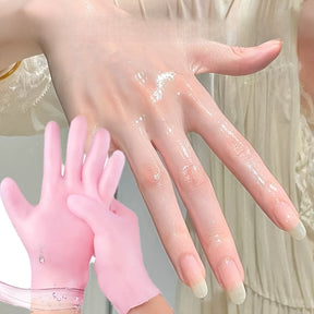 Hydrating Silicone Spa Gloves – Intensive Moisturizing Treatment for Soft Hands