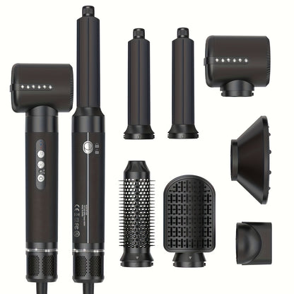 7-in-1 Hair Styling Brush – Dry, Curl, Straighten & Add Volume